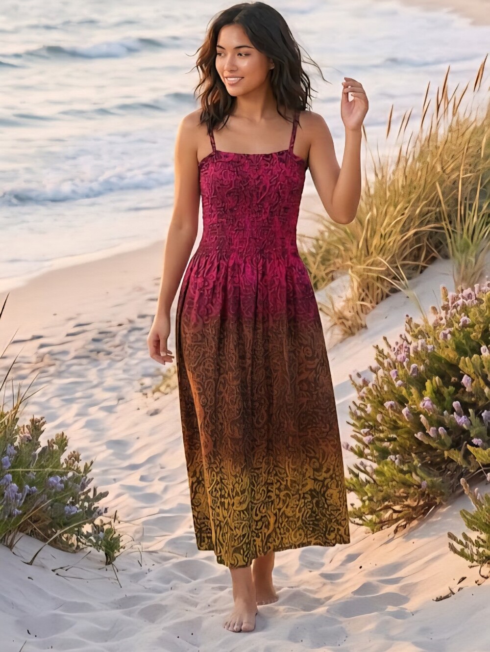 Handmade Womens Sun Dress Size Small Womens Multicolor